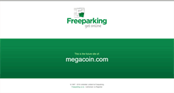 Desktop Screenshot of megacoin.com
