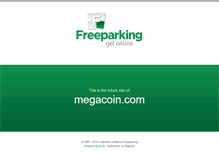 Tablet Screenshot of megacoin.com